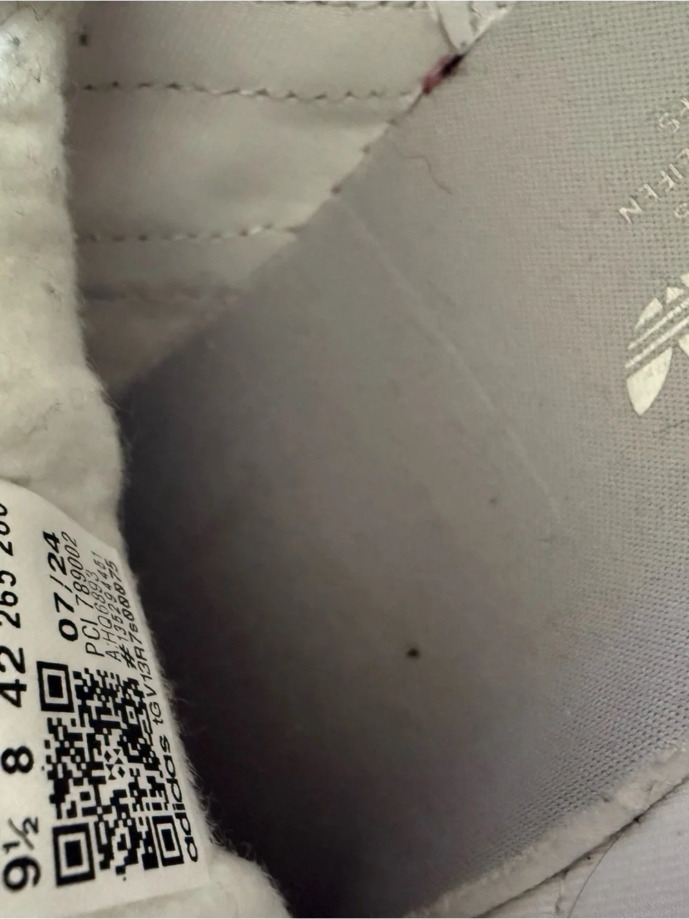 adidas Gazelle Women’s Suede Sneakers in Off-White and White